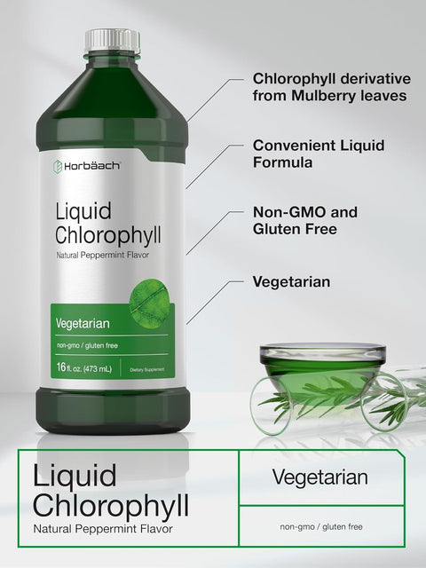 Horbaach Chlorophyll 100mg 32oz Liquid 473 ml