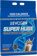 Evogen Super Huge Mass Gainer Protein High Calorie Weight Gainer Carbs & Nutrients Strength 5,4 Kg