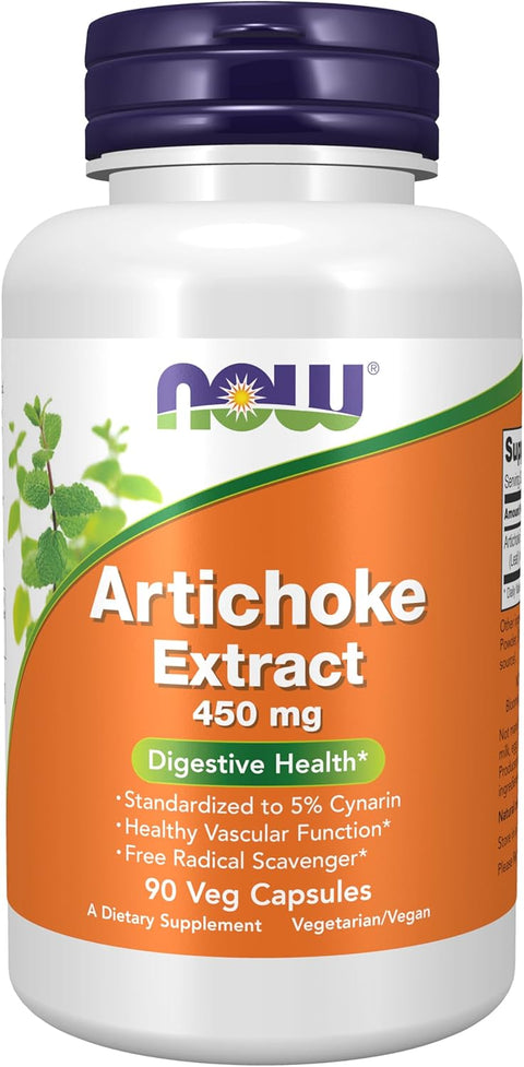 Now Foods Artichoke Liver Digestive Health Extract 450mg, Veg 90 caps