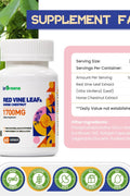 inGreens Red Vine Leaf Extract 1700mg & Horse Chestnut Extract Supports Vein Skin Health 60 Caps