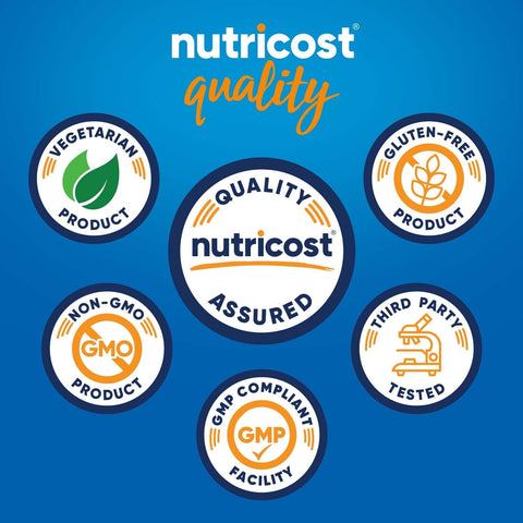 Nutricost Spermidine Wheat Germ Extract Zinc+Thiamine  1500mg 120 Capsules - 15mg Equivalent Spermidine anti aging brain health