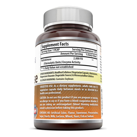 Amazing Formulas Nattokinase 2,000 Fu's 90 Veggie Caps