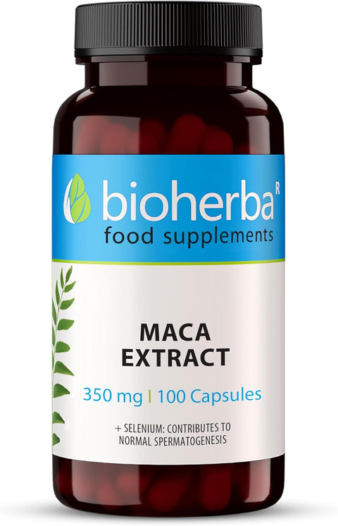 Bioherba Maca(Matcha tozu) extract+Selenium(Selenyum) 350 mg 100 caps