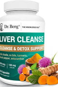 Dr. Berg Liver Cleanse Detox Milk Thistle Ox Bile & Folate Liver Turmeric Choline 60 Caps