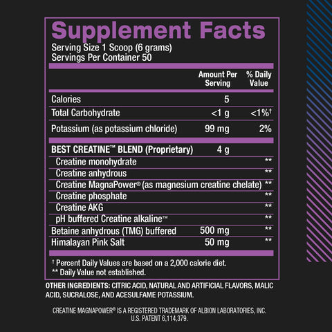 BPI Best Creatine (Kreatin) Monohydrate Complex 300 Gr (50 servis)