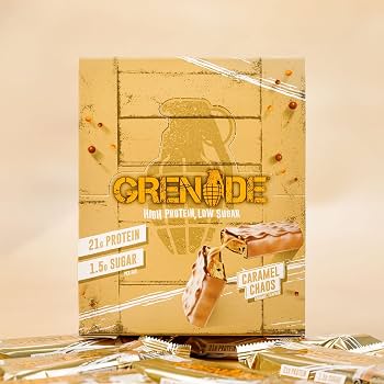 Grenade High Protein Bar 12x60g Caramel Chaos