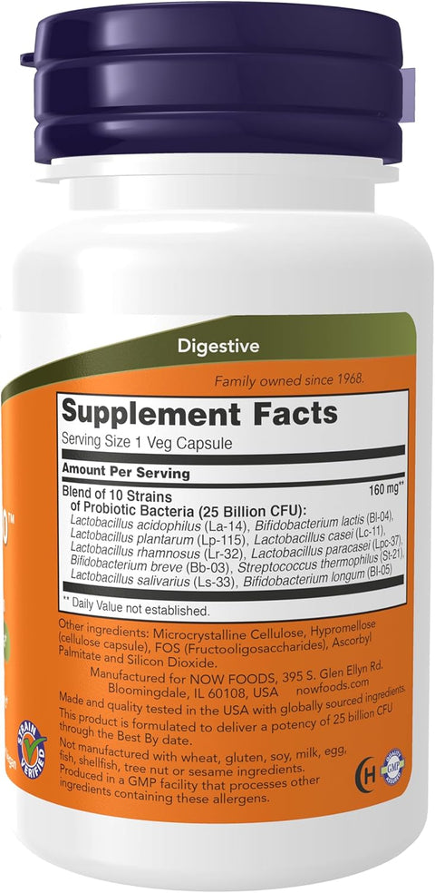 NOW Foods Probiotic 10 - 50 Veg Capsules