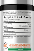 Horbäach Vitamin D3 K2 5000 iu 100mcg MK-7 Complex 180 Softgel