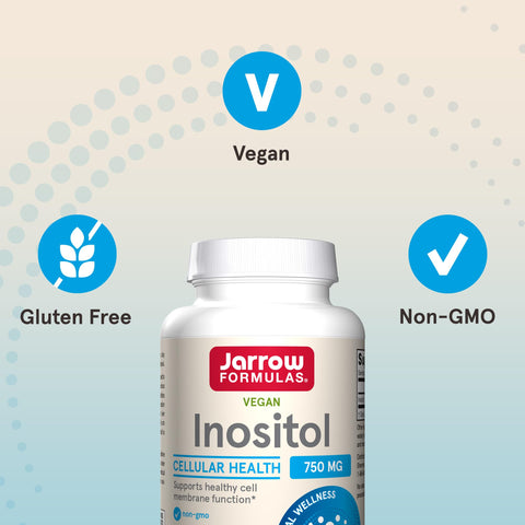 Jarrow Formulas, Vegan Inositol, 750 mg, 100 Veggie Caps
