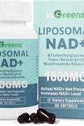 inGreens Liposomal NAD+TMG+RESVERATROL+NİCOTİNAMİDE Supplement 1800 mg 60 Softgel