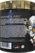 Insane Labz Psychotic Gold High Stimulant PreWorkout Energy Focus, Pump Beta Alanine DMAE Bitartrate NO Booster 60 Servis
