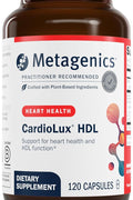 Metagenics CardioLux Pomegranate HDL Advanced Heart Health Cholesterol Support Supplement with Lycopene Pomegranate Extract Quercetin Supports HDL Antioxidant Defense 120 Caps