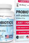 Dr. Berg Probiotic Digestive Health Lactobacillus 60 Billion CFUs 30 Caps