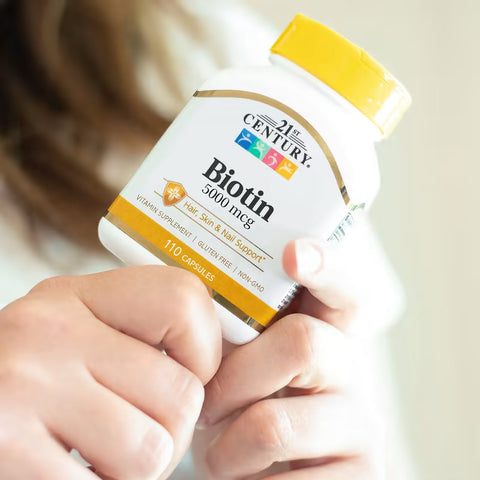 21st Century Biotin Hair + Skin (Gluten free) 5000 110 Caps -
