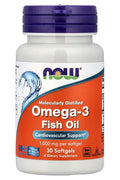 NOW Foods, Omega-3 Fish Oil, 1,000 mg, 30 Softgels