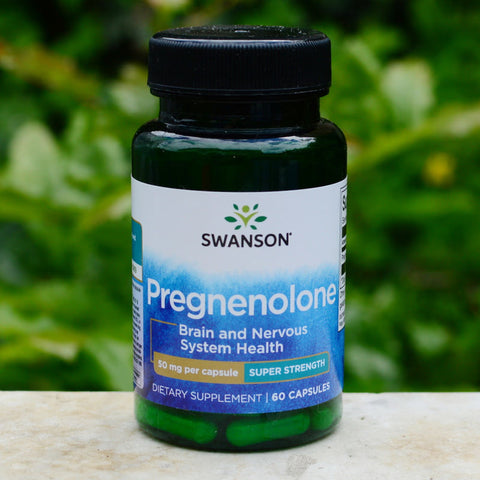 Swanson, Pregnenolone, Super Strength, 50 mg, 60 Capsules