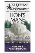Host Defense Mushrooms Lion's Mane Made with Organic Mushroom Mycelium 30 Capsules