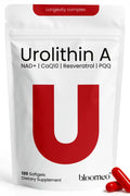 Bloomeo Urolithin A NAD Resveratrol CoQ10 Ubiquinone PQQ 5-in-1 120 Softgels