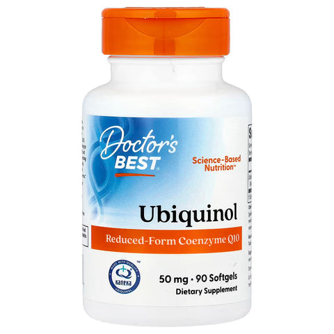 Doctor's Best, Ubiquinol with Kaneka Q+® Coenzyme Q10 50 mg, 90 Softgels