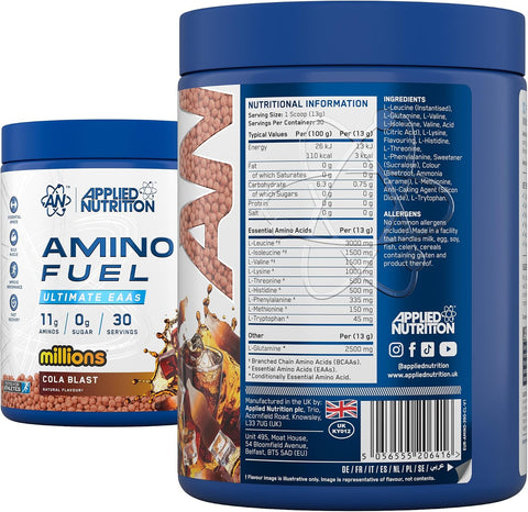 Applied Nutrition Amino Fuel Ultimate EAA Essential Amino Acids 390 gr - Cola Blast