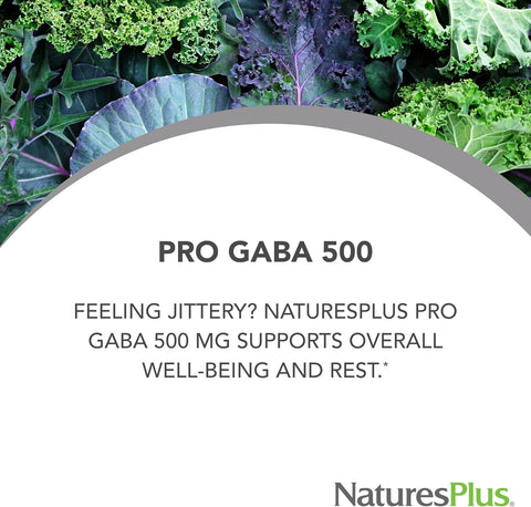 NaturesPlus PRO GABA 500 mg - 60 Caps