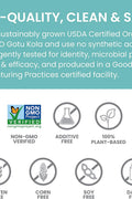 Himalaya Organic Gotu Kola Nootropic with Adaptogens for Energy, Focus, Memory Brain Cognitive 90 Caplet