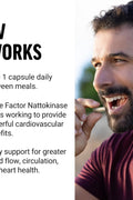 Force Factor Nattokinase Fermented Soybean Seed 2,000 Fu 90 Vegetable Capsules