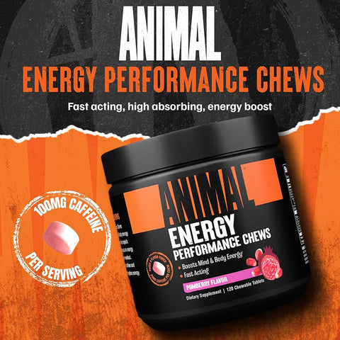 Animal Energy Performance Tyrosine Taurine 120 Chews