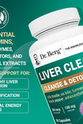 Dr. Berg Liver Cleanse Detox Milk Thistle Ox Bile & Folate Liver Turmeric Choline 60 Caps