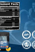 Animal Creatine HMB Powder with Electrolytes for Recovery Daily Energy 30 Servings