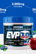Evogen EVP 3D PreWorkout Beta Alanine Arginine Nitrate Creatine Tyrosine Dmae Lions mane Energy Pump Focus 40 Servings