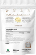 Micro Ingredients Vitamin B1 Benfotiamine 600mg Per Serving, 240 Coconut Oil Softgels