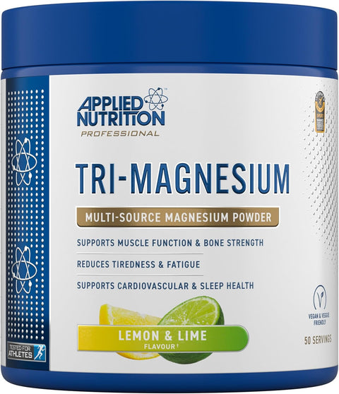 Applied Nutrition Tri-Magnesium(Magnezyum) Complex (Glycinate+Taurate+Citrate+) Powder 50 Servis