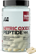 MuscleTech Nitric Oxide Peptide Citrulline 160 Pumps Recovery Energy Boost with HydroNOx & VasoDrive - 60 Caps