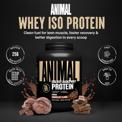 Universal Animal Whey Isolate Protein Powder
