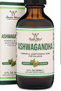 Double Wood Ashwagandha Liquid Drops 1,200mg, Root Extract, 60 Servings