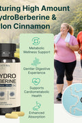 VINATURA Dihydroberberine with Ceylon Cinnamon, 500mg Patented GlucoVantage Super Berberine 30 Caps