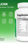 Dr. Berg Natural Vitamin B12 FOLATE 1000 mcg Hydroxocobalamin Energy Brain & Nervous System 60 Caps