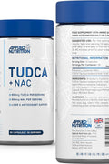 Applied Nutrition TUDCA + NAC - Liver & Antioxidant Support Bile Salts 800mg Tauroursodeoxycholic Acid 90 Caps