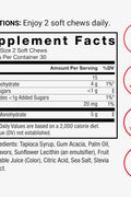 Force Factor Legendary Creatine Monohydrate Memory & Cognitive Sugar Free, Berry Blast 60 Chews