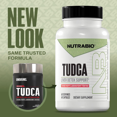 Nutrabio Tudca Liver Detox Support Bile salt 250 mg 60 Capsules
