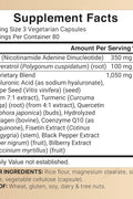 NatureBell NAD+ 11-in-1 Complex 1,500 mg NMN Alternative Resveratrol CoQ10 Hyaluronic Acid, Fisetin 240 Veggie Caps