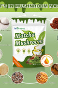 İngreens Mushroom Matcha MCT Reishi & Lion's Mane for Immune Strengthen Focus & Energy 200 gr