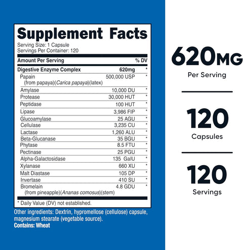 Nutricost Digestive Enzymes 620mg