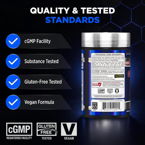 ALLMAX L-Glutamine Powder Fermented Unflavored 100 g