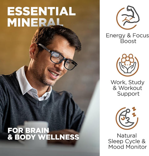 Nutrivein Magtein Magnesium L-Threonate Glycinate Taurate Brain Sleep Mood Recovery 2207 mg 90 Caps