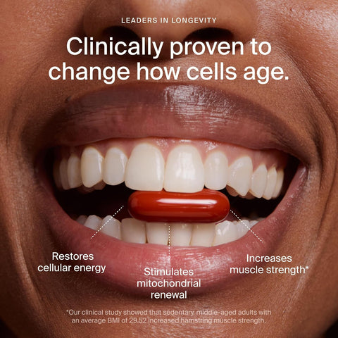 Timeline Mitopure Urolithin A Healthy Aging and Cellular Longevity 60 Softgels