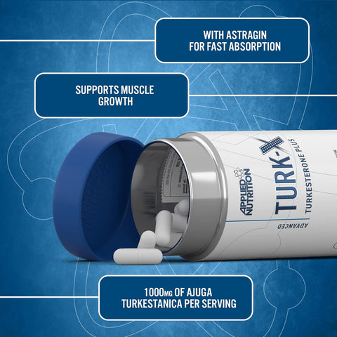 Applied Nutrition Turk-X | Turkesterone Plus Gh 1000 mg 60 Caps
