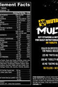 MUTANT Multi Multivitamin 70 Vitamins Minerals & Antioxidants 60 Caps
