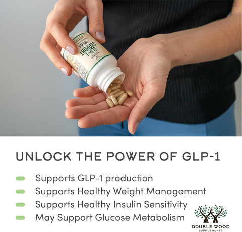 Double wood GLP-1 Clinically Studied Eriomin Appetite + Metabolic 60 Caps
